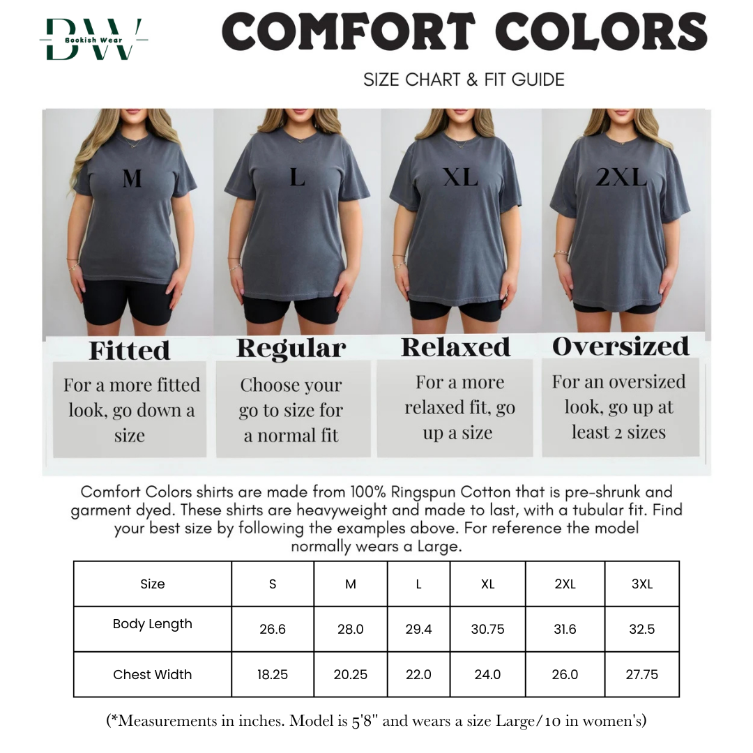 Slow Burn Book Club Comfort Colors Graphic Tee