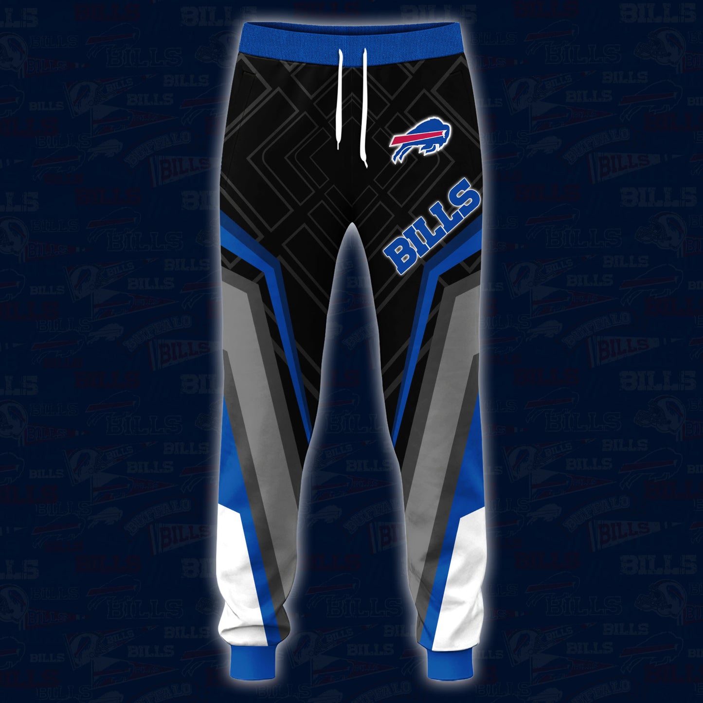 Buffalo Bills Combo Hoodie And Sweatpants Custom Your Name, Sport Hoodie Sweatpants Set, Sport Gifts For Fans ETRG-62591