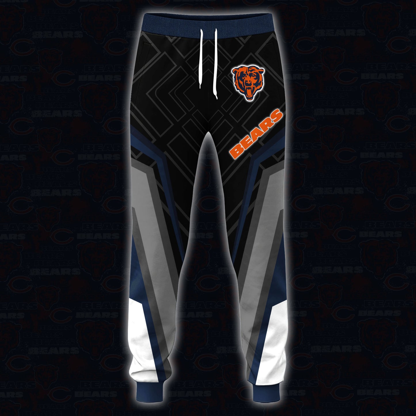 Chicago Bears Combo Hoodie And Sweatpants Custom Your Name, Sport Hoodie Sweatpants Set, Sport Gifts For Fans ETRG-62591
