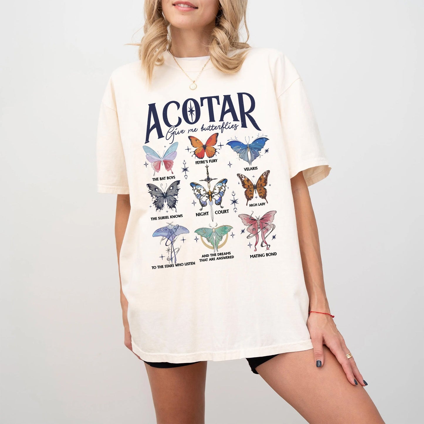 ACOTAR “Give Me Butterflies” Comfort Colors T-Shirt