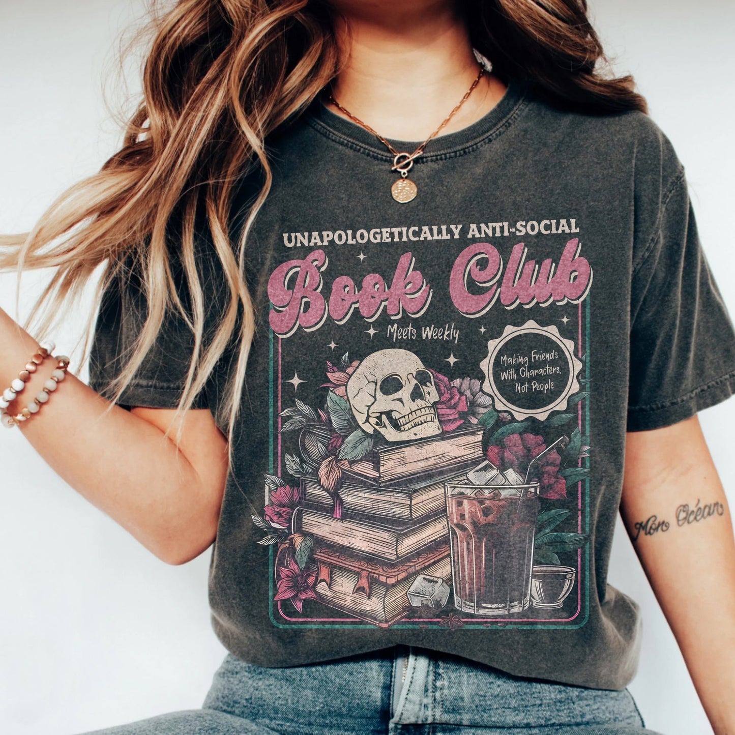 Anti-Social Book Club Comfort Colors Graphic Tee