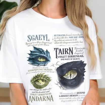 Fourth Wing Dragon Trio Comfort Colors T-Shirt