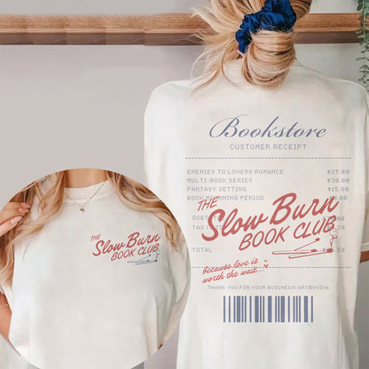Slow Burn Book Club Comfort Colors Graphic Tee