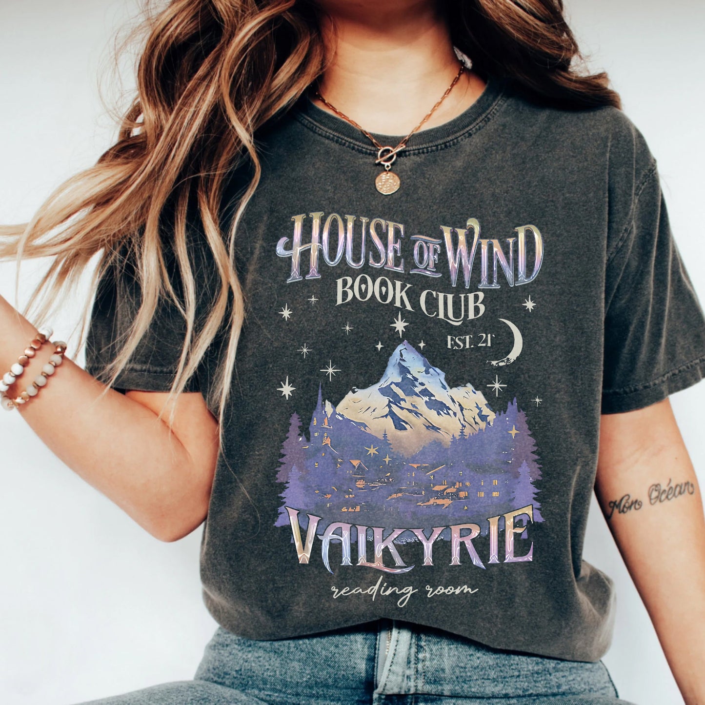House of Wind Valkyrie Book Club Comfort Colors T-Shirt