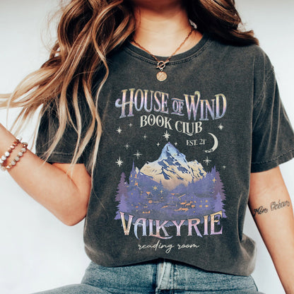 House of Wind Valkyrie Book Club Comfort Colors T-Shirt