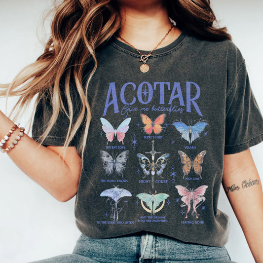 ACOTAR “Give Me Butterflies” Comfort Colors T-Shirt