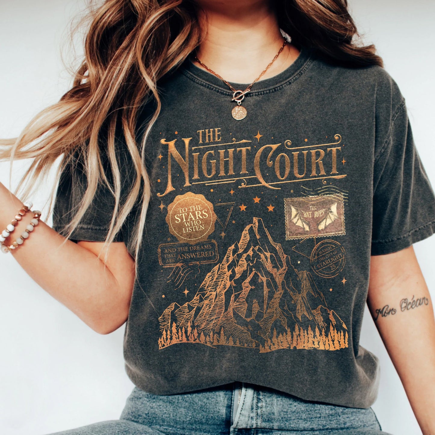 Night Court Comfort Colors T-Shirt – ACOTAR Graphic Tee