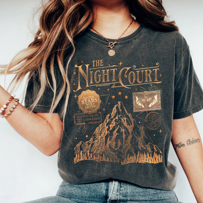 Night Court Comfort Colors T-Shirt – ACOTAR Graphic Tee