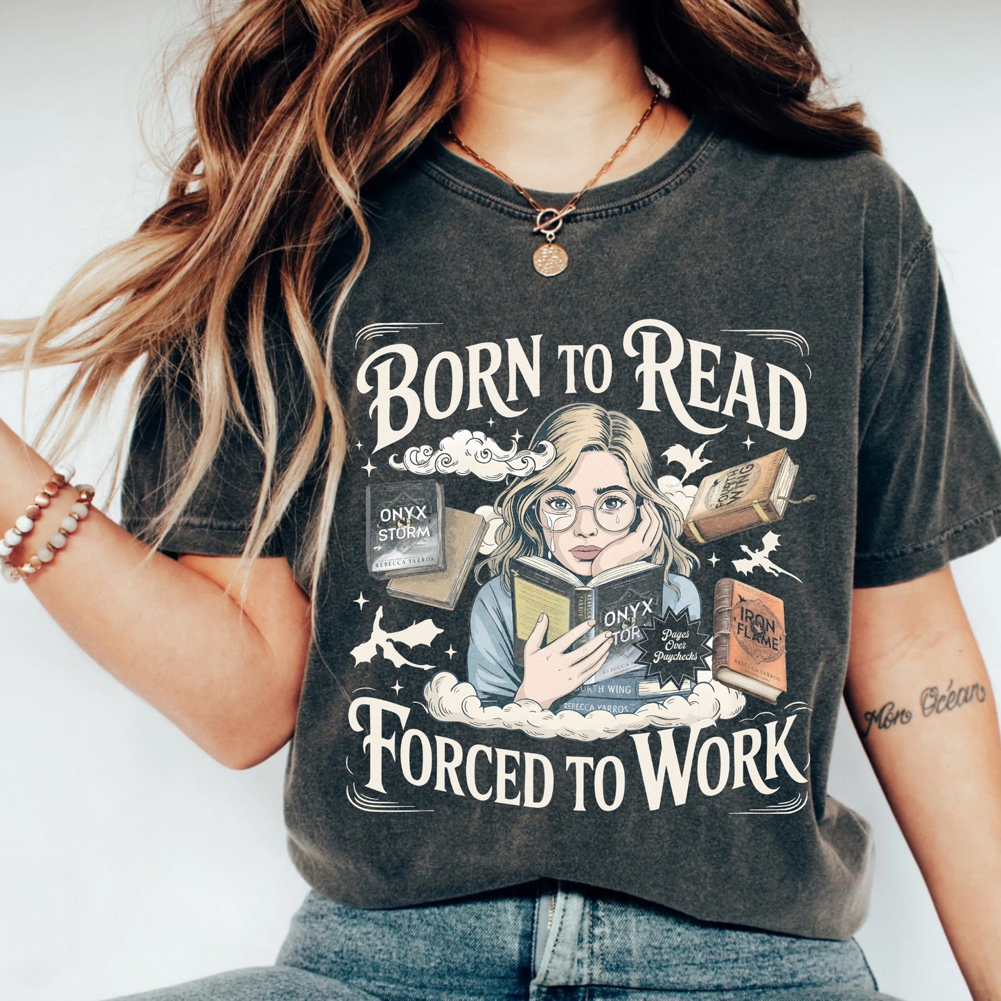 Born to Read Comfort Colors T-Shirt – Bookish Fantasy Graphic Tee