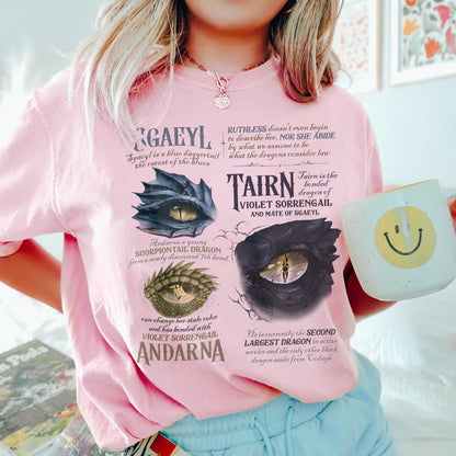 Fourth Wing Dragon Trio Comfort Colors T-Shirt