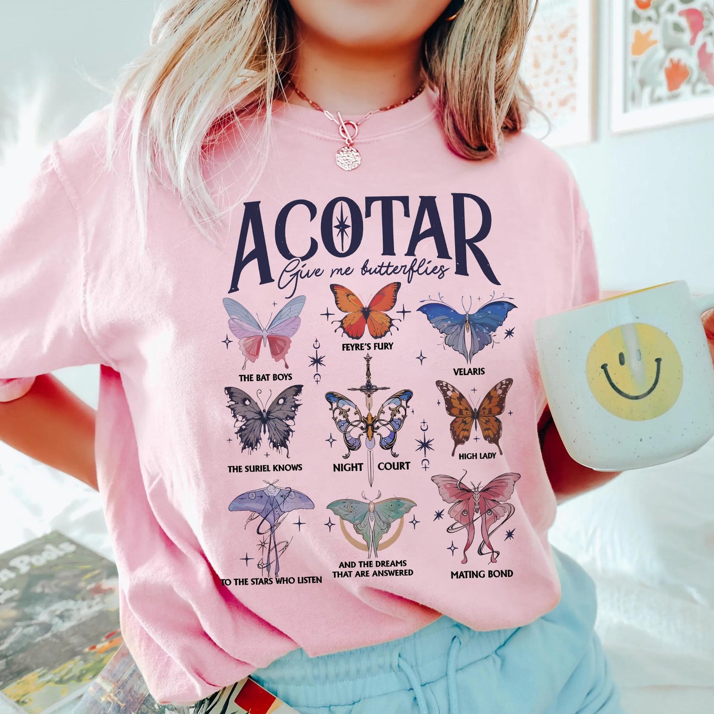 ACOTAR “Give Me Butterflies” Comfort Colors T-Shirt