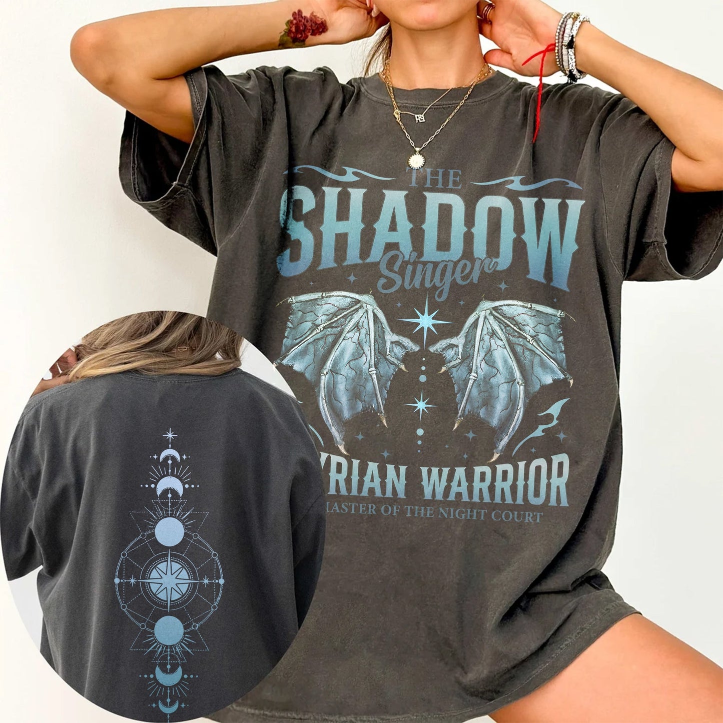 ACOTAR Shadow Singer Comfort Colors T-Shirt – Illyrian Wings