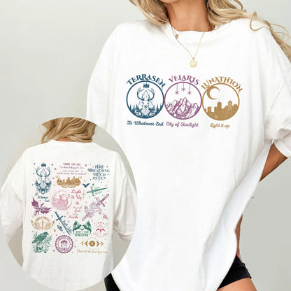 Maasverse Comfort Colors T-Shirt – Terrasen Velaris Lunathion