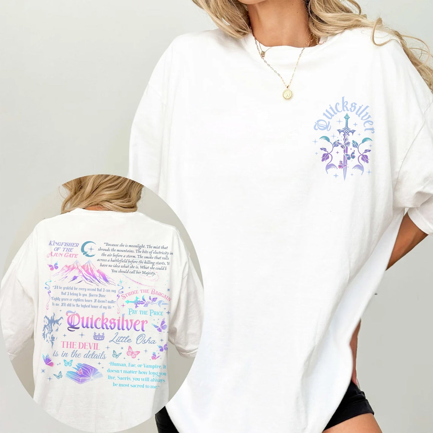 Crescent City Quicksilver Comfort Colors T-Shirt – House of Flame & Shadow