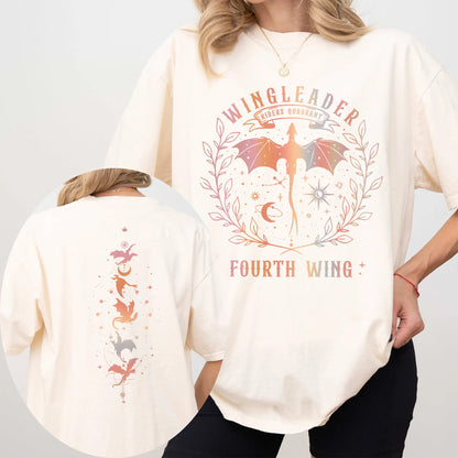 Fourth Wing Comfort Colors T-Shirt – Wingleader Riders Edition