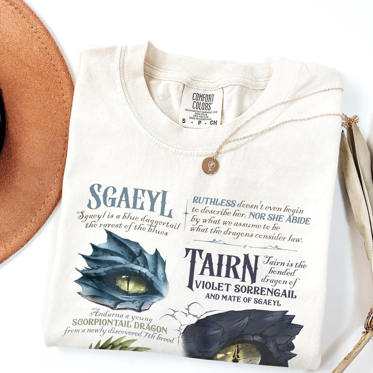 Fourth Wing Dragon Trio Comfort Colors T-Shirt