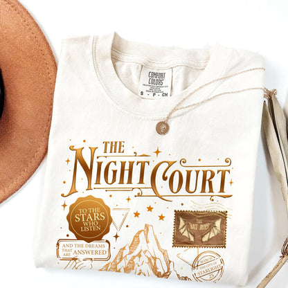 Night Court Comfort Colors T-Shirt – ACOTAR Graphic Tee