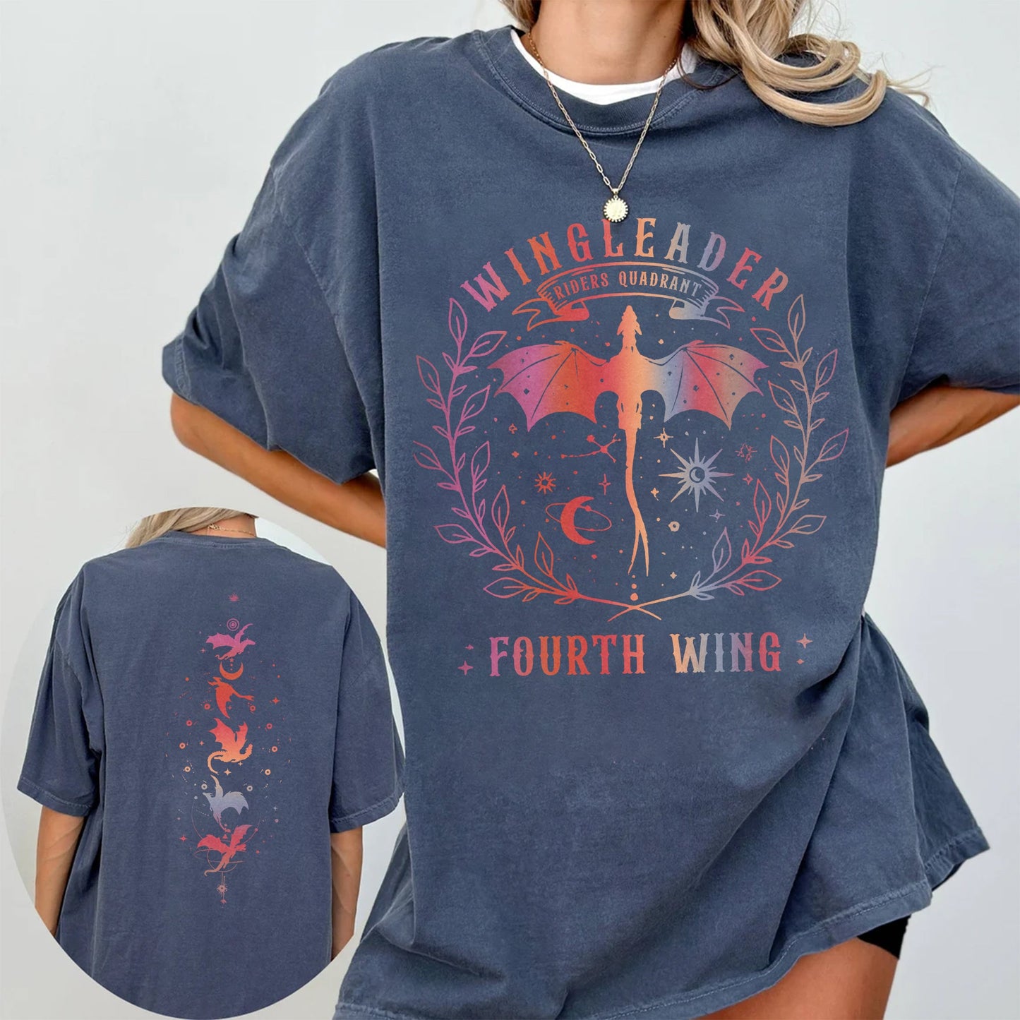 Fourth Wing Comfort Colors T-Shirt – Wingleader Riders Edition