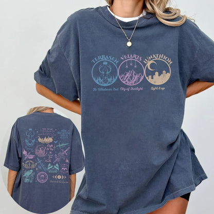 Maasverse Comfort Colors T-Shirt – Terrasen Velaris Lunathion