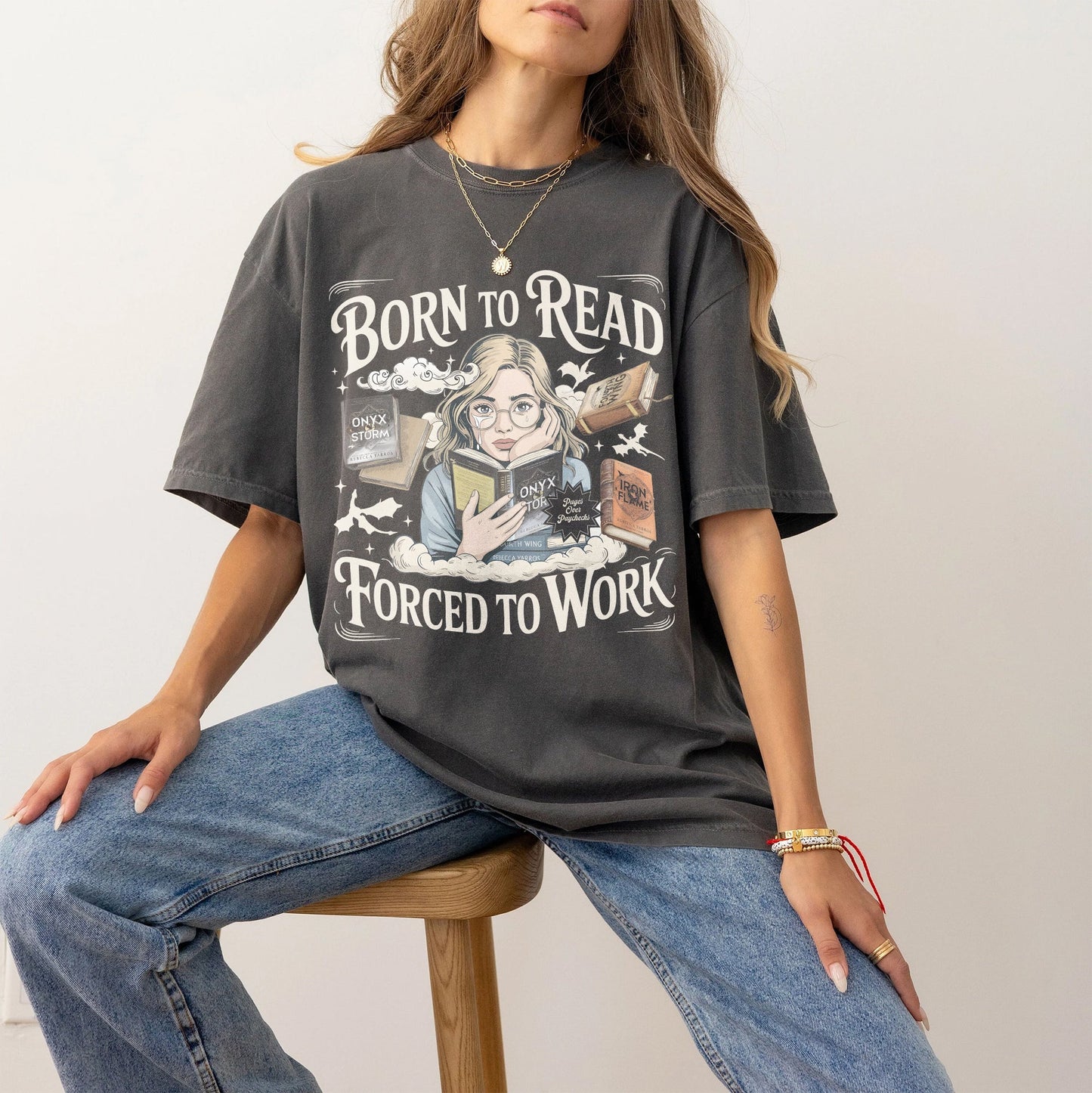Born to Read Comfort Colors T-Shirt – Bookish Fantasy Graphic Tee