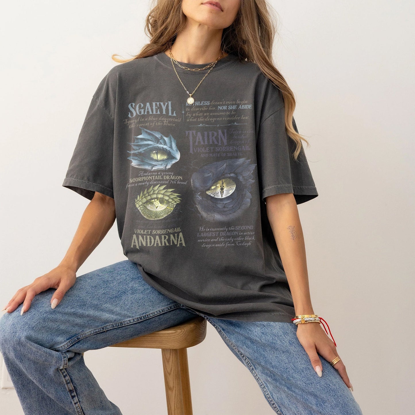 Fourth Wing Dragon Trio Comfort Colors T-Shirt