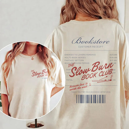 Slow Burn Book Club Comfort Colors Graphic Tee
