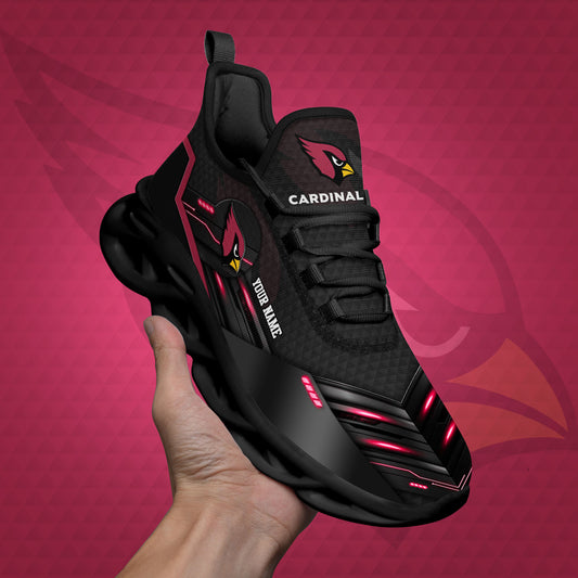 Arizona Cardinals Black Clunky Sneaker Custom Name, Sport Team Shoes, Sport Gifts For Fan ETRG-03311527