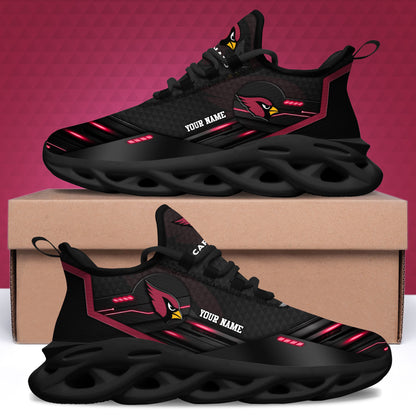 Arizona Cardinals Black Clunky Sneaker Custom Name, Sport Team Shoes, Sport Gifts For Fan ETRG-03311527