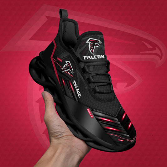 Atlanta Falcons Black Clunky Sneaker Custom Name, Sport Team Shoes, Sport Gifts For Fan ETRG-03311527