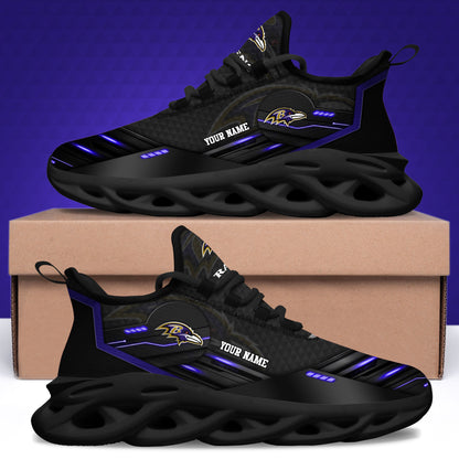 Baltimore Ravens Black Clunky Sneaker Custom Name, Sport Team Shoes, Sport Gifts For Fan ETRG-03311527