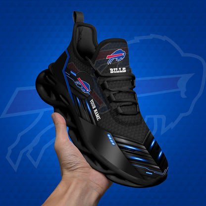 Buffalo Bills Black Clunky Sneaker Custom Name, Sport Team Shoes, Sport Gifts For Fan ETRG-03311527