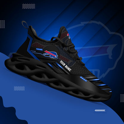 Buffalo Bills Black Clunky Sneaker Custom Name, Sport Team Shoes, Sport Gifts For Fan ETRG-03311527
