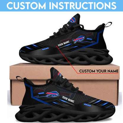Buffalo Bills Black Clunky Sneaker Custom Name, Sport Team Shoes, Sport Gifts For Fan ETRG-03311527