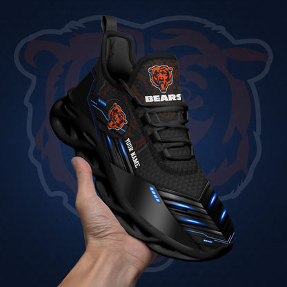 Chicago Bears Black Clunky Sneaker Custom Name, Sport Team Shoes, Sport Gifts For Fan ETRG-03311527