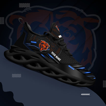 Chicago Bears Black Clunky Sneaker Custom Name, Sport Team Shoes, Sport Gifts For Fan ETRG-03311527