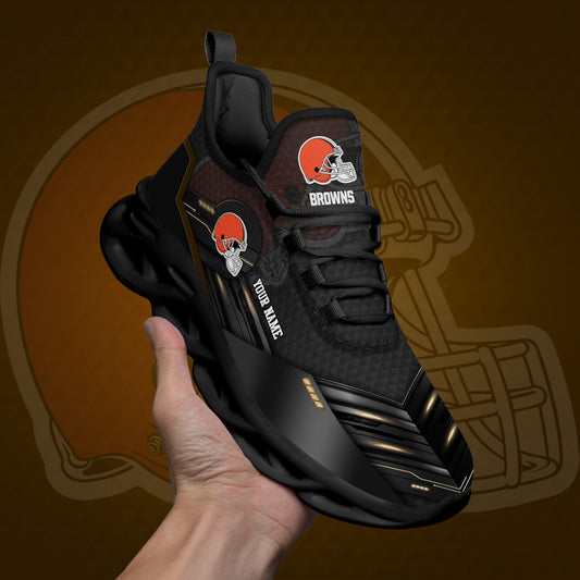 Cleveland Browns Black Clunky Sneaker Custom Name, Sport Team Shoes, Sport Gifts For Fan ETRG-03311527
