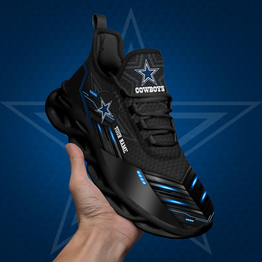 Dallas Cowboys Black Clunky Sneaker Custom Name, Sport Team Shoes, Sport Gifts For Fan ETRG-03311527