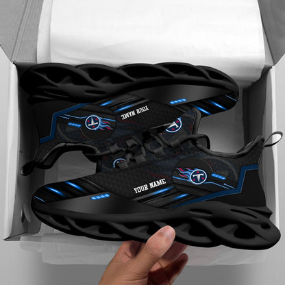 Tennessee Titans Black Clunky Sneaker Custom Name, Sport Team Shoes, Sport Gifts For Fan ETRG-03311527