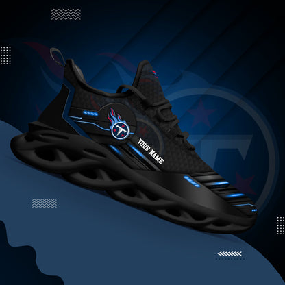 Tennessee Titans Black Clunky Sneaker Custom Name, Sport Team Shoes, Sport Gifts For Fan ETRG-03311527