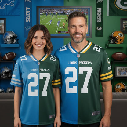 Chicago Bears House Divided Vneck Football Jersey Custom Name, Number And Team, Sport Jerseys, Sport Gifts ETRG-09293713