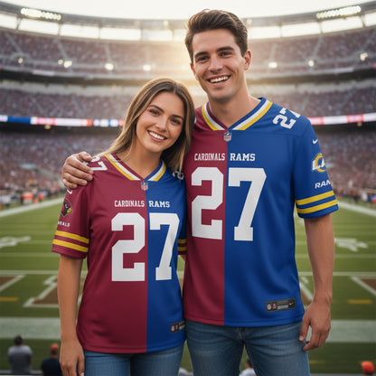 Arizona Cardinals House Divided Vneck Football Jersey Custom Name, Number And Team, Sport Jerseys, Sport Gifts ETRG-09293762