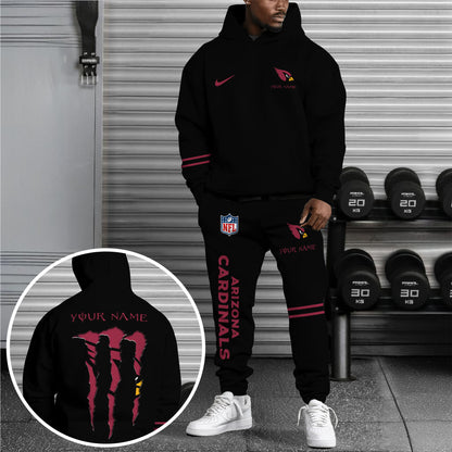 Arizona Cardinals Combo Custom Hoodie And Sweatpants, Gift For Sport Fans ETRG-62589