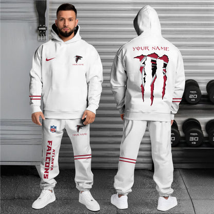 Atlanta Falcons Combo Custom Hoodie And Sweatpants, Gift For Sport Fans ETRG-62589