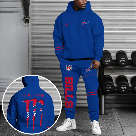 Buffalo Bills Combo Custom Hoodie And Sweatpants, Gift For Sport Fans ETRG-62589