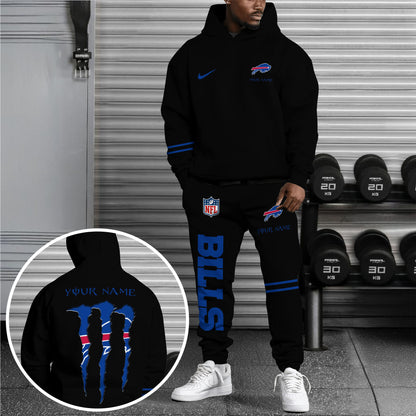 Buffalo Bills Combo Custom Hoodie And Sweatpants, Gift For Sport Fans ETRG-62589