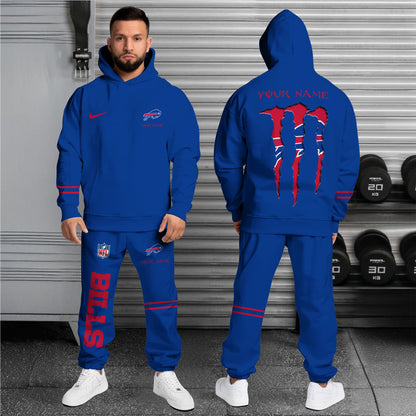 Buffalo Bills Combo Custom Hoodie And Sweatpants, Gift For Sport Fans ETRG-62589
