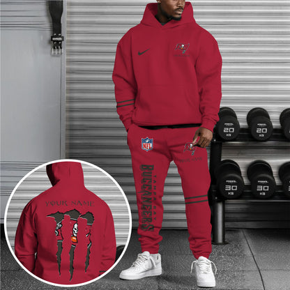 Tampa Bay Buccaneers Combo Custom Hoodie And Sweatpants, Gift For Sport Fans ETRG-62589