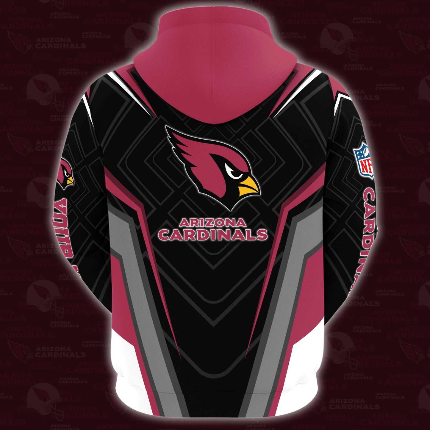 Arizona Cardinals Combo Hoodie And Sweatpants Custom Your Name, Sport Hoodie Sweatpants Set, Sport Gifts For Fans ETRG-62591