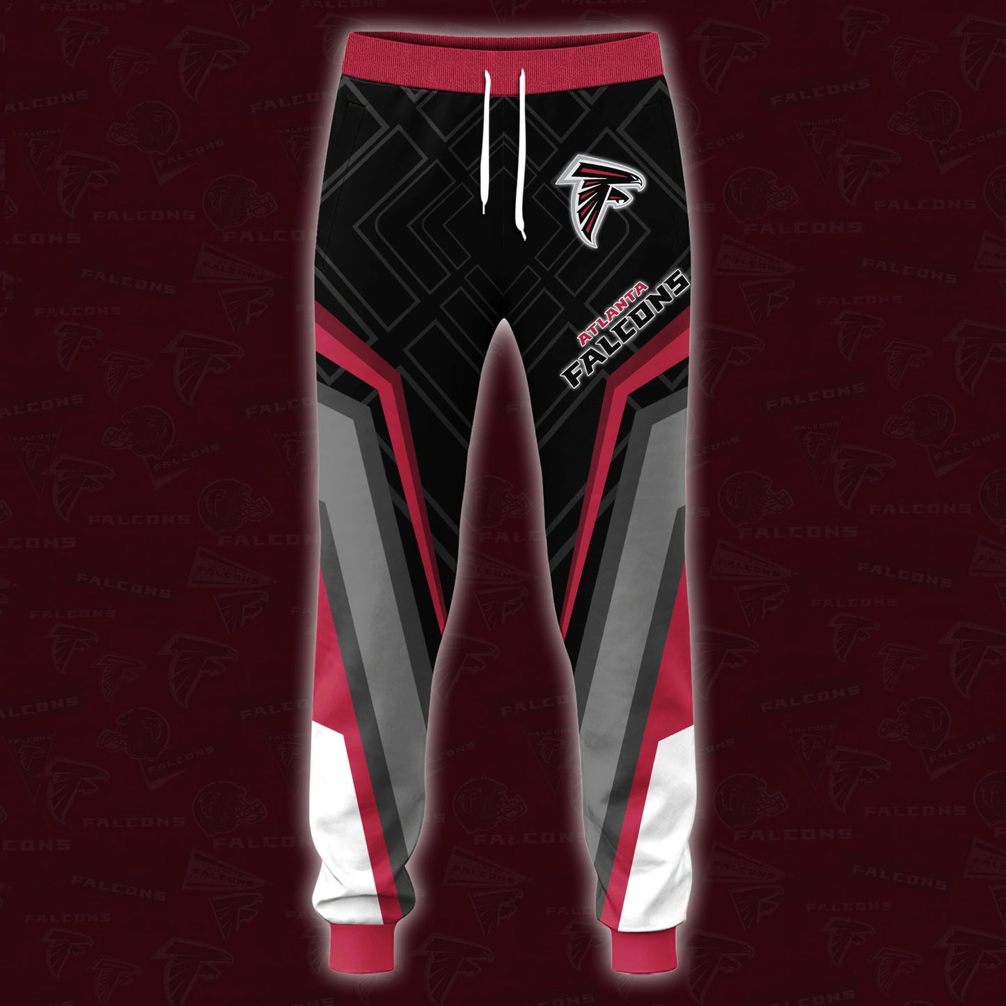Atlanta Falcons Combo Hoodie And Sweatpants Custom Your Name, Sport Hoodie Sweatpants Set, Sport Gifts For Fans ETRG-62591