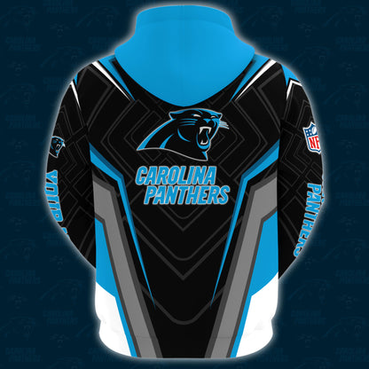 Carolina Panthers Combo Hoodie And Sweatpants Custom Your Name, Sport Hoodie Sweatpants Set, Sport Gifts For Fans ETRG-62591